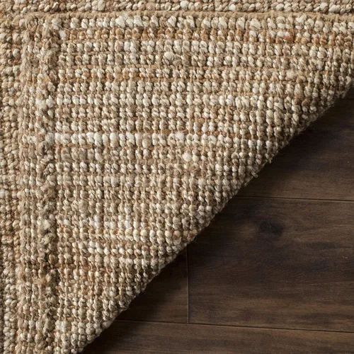 Vista 51 de SAFAVIEH Alfombra 2x3 - Colección de fibra natural - Marrón, yute hecho a mano, estilo granja, textura gruesa de pelo grueso (NF447D)