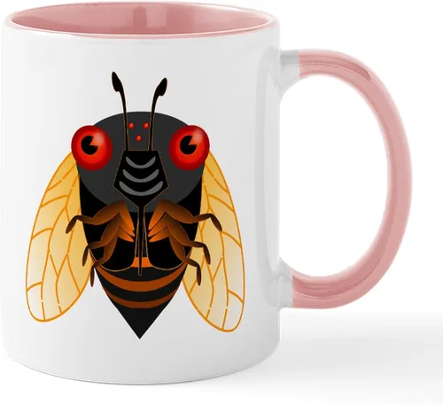 Vista 7 de CafePress Cicada Mugs - Taza de café de cerámica de 11 oz (11.0 fl oz)