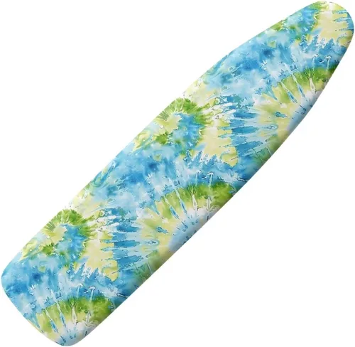 Vista 30 de Funda para tabla de planchar con estampado de rosas vintage con gancho y bucle, sujetadores ajustables, fundas protectoras para tabla de planchar