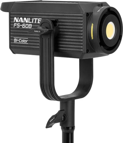 Vista 4 de Nanlite Fs 60b Bi Color LED Foco 2700 6500K Bluetooth 0.08 oz Fm Montaje 70W bicolor 2700-6500K, Cri Avg 96, Tlci 97, 13360 Lux a 3.3 ft, haz
