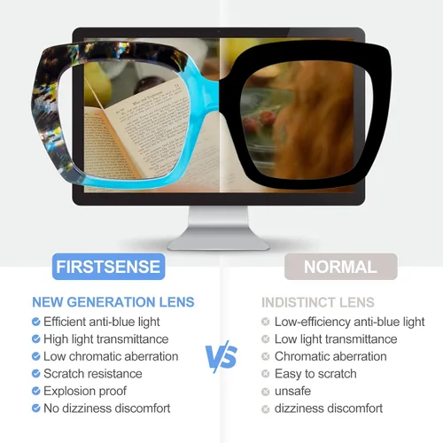 Vista 7 de Paquete de 3 lentes de lectura con bloqueo de luz azul para mujeres y hombres, anteojos de lectura de gran tamaño con bisagra de resorte, lectores