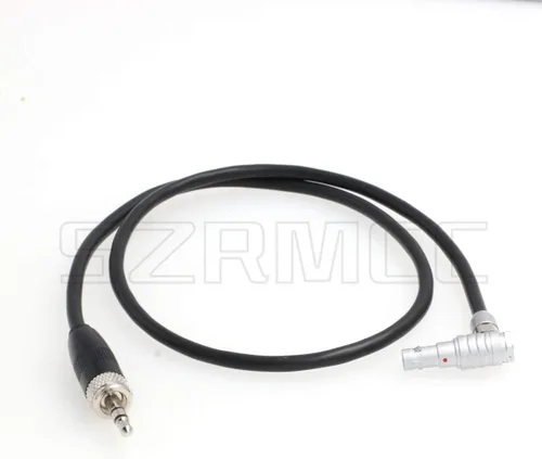 Vista 2 de SZRMCC ARRI Alexa Mini o Z CAM E2 Cámara 00B 5 Pin a bloqueo 0.138 in TRS Plug Cable de audio para Sennheiser