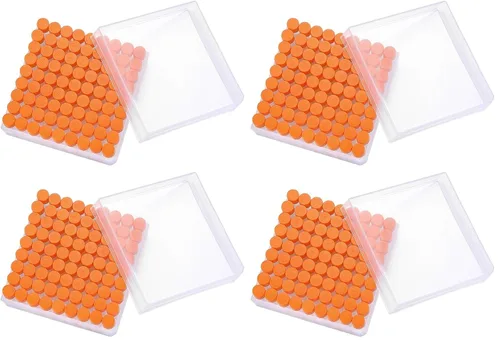 Vista 9 de 81 piezas de tubos criogénicos de 2 ml, viales pequeños de plástico con tapas de rosca, tubos de muestra, material PP, con junta de gel de sílice
