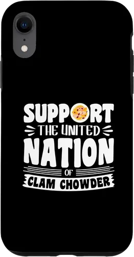 Vista 24 de iPhone 16 Support the united nation of Clam Chowder Case