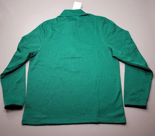 Vista 4 de Nike Therma-FIT Victory Men's 14-Zip Golf Neptune Green Top