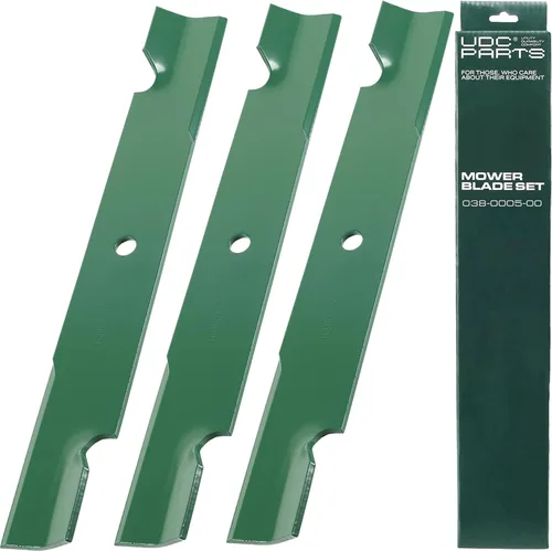 Vista 40 de UDC Parts 103-6401 Hojas de cortadora para Exmark de 48 pulgadas 103-6401-S 103-6381-S 103-6381 103-6391-S 103-6391 103-6396 103-6396-S Lazer Z Turf