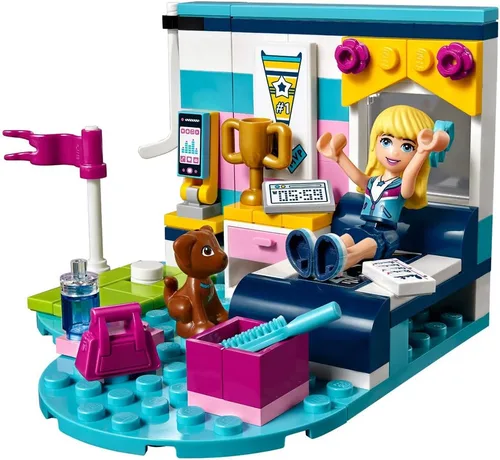 Vista 4 de LEGO Friends 41328 Cuarto de Stephanie - Conjunto de construcción (95 piezas)