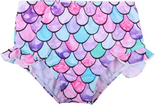 Vista 3 de TFJH E Traje de baño de 3 piezas para niñas y niñas, bikini con cola de pez de 3 a 10 años