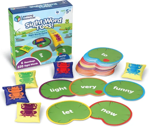 Vista 9 de Learning Resources Sight Word Swat Un juego de palabras de uso común - Tarjetas didácticas de fonética, juegos de mesa para niños, ortografía