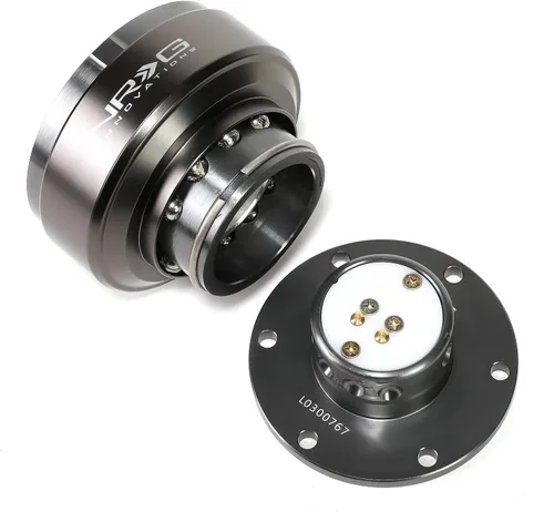 Vista 5 de NRG Innovaciones. Liberación rápida, Plomizo/ titanio cromo (Gun Metal Body/Titanium Chrome)