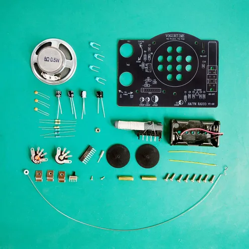 Vista 2 de Kit de radio AM FM Kit de proyecto de soldadura para aprender practicar enseñanza electrónica, gran proyecto STEM y regalo, nueva versión