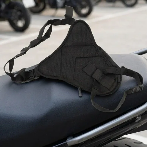 Vista 8 de Bolsa de pierna de motocicleta para viajes de aventura, bolsa de cadera