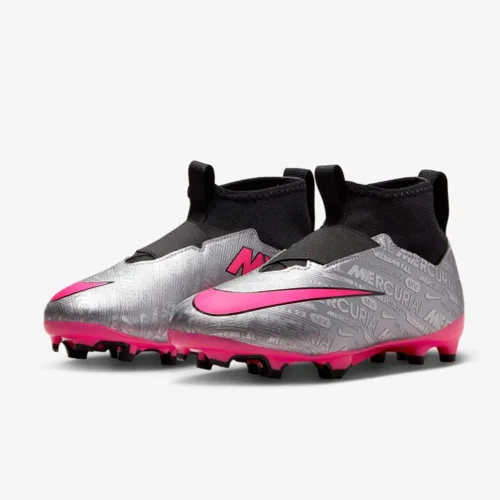 Vista 2 de NIKE Jr. Zoom Mercurial Superfly 9 Academy XXV MG - Botines de fútbol para niños pequeños y grandes, para niños pequeños, para escuela primaria