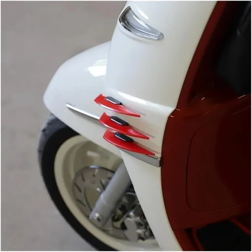 Vista 6 de Wings Side Fairing Motorcycle Winglets Fairing Side Spoiler Wind Wing Stickers Universal for Nt 1100 for Fz6 for Remax WHITE