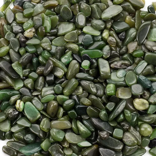 Vista 8 de Cherry Tree Collection - Chips de piedras preciosas de Amazonita pulida, 1/2 lb Natural Stone Pieces for Jewelry Making, Resin Crafts, Plants