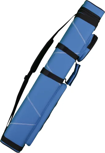 Vista 8 de Accuplay Funda rígida para tacos de billar 3x6, elija negro, marrón, rojo blanco, azul blanco o negro blanco