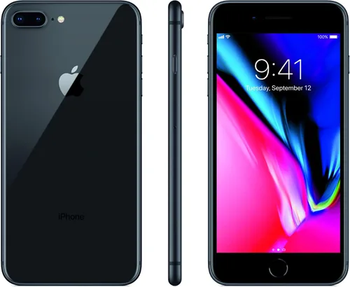 Vista 4 de Tracfone Apple iPhone 8 Plus 4G LTE Prepago Smartphone - 64GB - Gris espacial - Carrier Locked