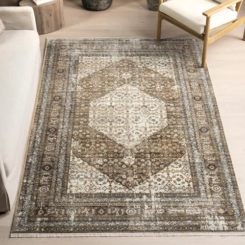 Vista 12 de nuLOOM Alfombra de interior con borlas de alto rendimiento, tejida a máquina, fácil de limpiar, duradera, sin deshilachado, 9 x 12 pies, Charvi