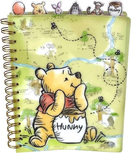 Vista 13 de Cuaderno de diario con pestañas Schitt's Creek - Rose Apothecary, encuadernado en espiral, 144 páginas rayadas, 8 x 7 pulgadas