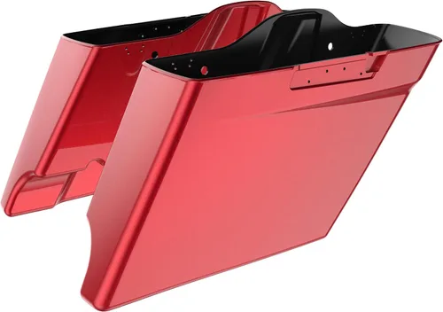 Vista 49 de Alforjas extendidas para Harley Touring Street Glide, Electra Glide, Road Glide 2014-2023 (whisky ámbar)