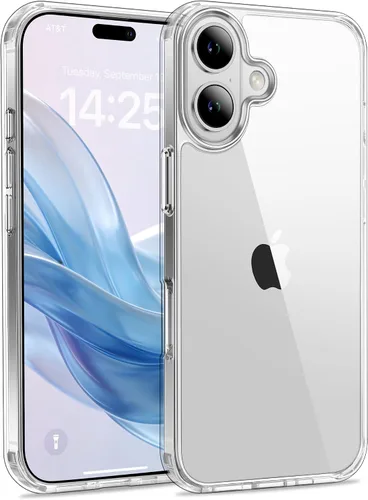 Vista 23 de USLAI Funda para iPhone 11, antiamarilleo, transparente