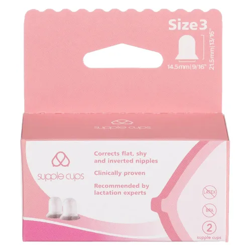 Vista 8 de Supple Cups para pezones planos, tímidos e invertidos (talla 1)