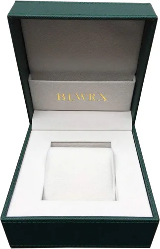 Vista 5 de BLWRX Reloj de acero inoxidable profesional automático de 3,280.8ft para hombre, Entre oro, deportes al aire libre