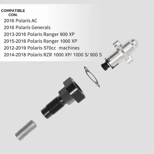 Vista 3 de Tensor automático de cadena de leva para Polaris 2013-2016 Ranger 900 XP
