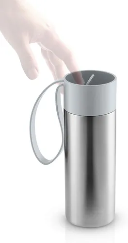 Vista 3 de Eva Solo Taza aislada de acero inoxidable de 11.8 fl oz, gris medianoche, 8.1 x 3.1 x 3.1 in