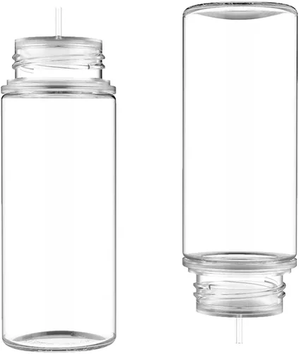 Vista 6 de CHUBBY GORILLA - Botella de unicornio de 4.1 fl oz - Botella transparente/tapa natural - V3 (5 unidades)