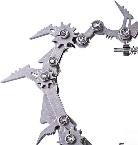 Vista 8 de Rompecabezas de metal 3D Scorpion para adultos, kits de modelo de metal 3D para construir con herramienta, kits de modelo de escritorio 3D, juguetes