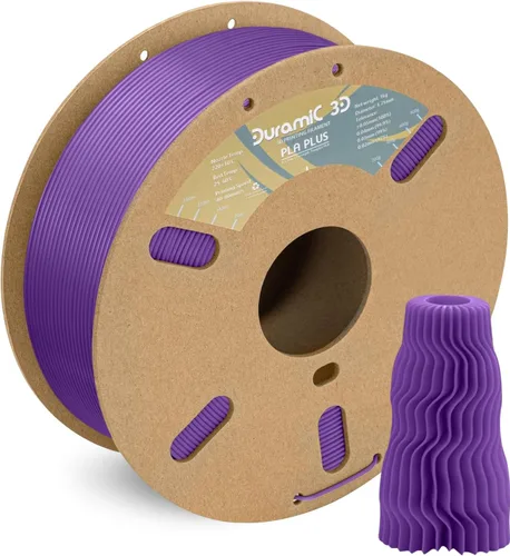 Vista 30 de DURAMIC 3D PLA Plus - Filamento de ácido poliláctico de 0.068 pulgadas para impresora 3D, color negro de 2.2 libras, 8 veces más resistente, carrete