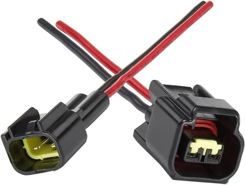 Vista 4 de Conector de cable eléctrico de 2 pines, enchufe impermeable macho hembra de 16 AWG, enchufe de desconexión rápida, adecuado para automóvil, camión