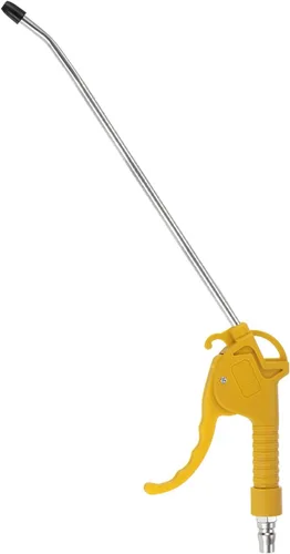 Vista 10 de HARFINGTON Pistola de soplado de aire de acero inoxidable de alta presión con boquilla angular de 4 pulgadas de largo, mango de 5.906 in para Rojo