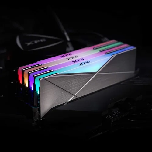 Vista 6 de XPG DDR4 D50 RGB 16GB (2x8GB) 3200MHz PC4-25600 U-DIMM 288-Pins Memoria de escritorio CL16-20-20 Kit Gris (AX4U32008G16A-DT50)