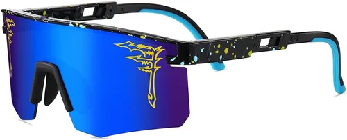 Vista 11 de ACEXPNM Gafas de sol de béisbol de dos tamaños UV400 para adultos, niños y jóvenes, hombres y mujeres, para deportes al aire libre