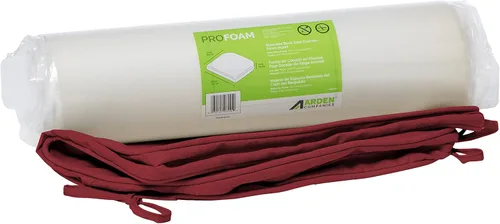 Vista 4 de Arden Selections ProFoam Performance - Cojín para asiento de exterior, 19 x 20, color rojo Caliente