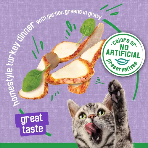 Vista 4 de Alimento húmedo para interior para gatos Purina Friskies, 24 unidades de 5.5 oz