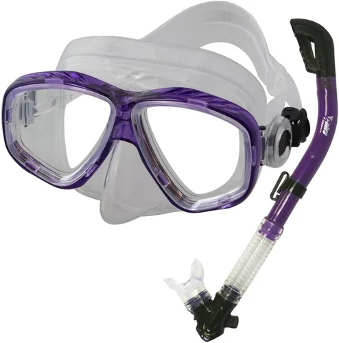 Vista 5 de PROMATE Juego combinado de máscara de buceo y esnórquel AB
