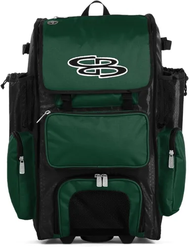 Vista 71 de Boombah Rolling Superpack - Bolsa para equipo de béisbol/sóftbol, varios colores, mango telescópico y capacidad para 4 murciélagos, versión