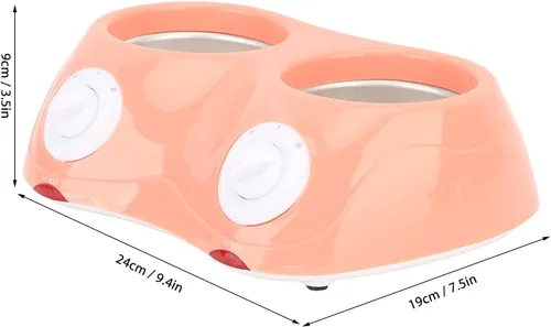Vista 7 de Olla para fundir chocolate, mini kit de olla eléctrica para fondue con doble olla de fusión, máquina de templado de chocolate con queso