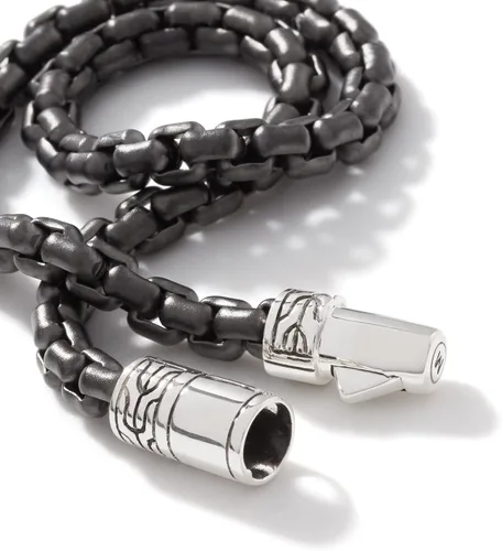 Vista 3 de John Hardy Pulsera de cadena de caja de 0.157 in para hombre, colección de cadena clásica