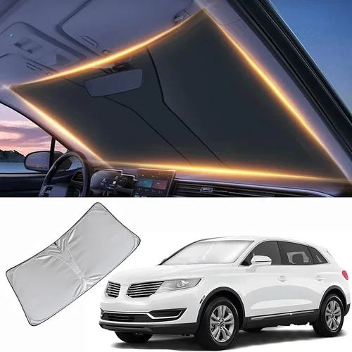 Vista 38 de Parasol para parabrisas delantero, protector de visera, accesorios para automóvil
