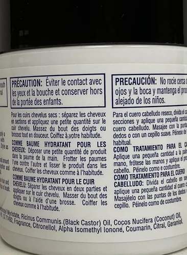 Vista 5 de Isoplus Aceite de ricino negro y aceite de coco 5.25oz