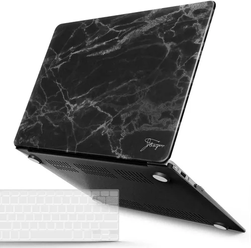Vista 56 de IBENZER - Funda compatible con MacBook Air de 11 pulgadas, modelo A1370 A1465, funda de plástico suave al tacto, rígida, en paquete con funda