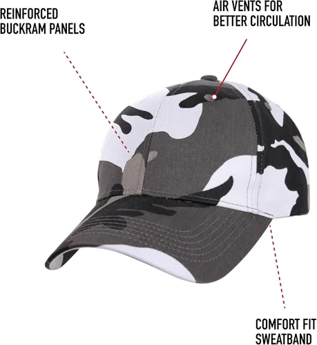 Vista 5 de Rothco Supreme Camo - Gorra de béisbol de camuflaje para actividades al aire libre