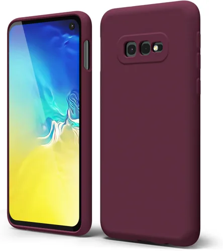 Vista 202 de oakxco Funda para teléfono Samsung Galaxy S8 de silicona líquida, delgada y fina de gel de goma suave TPU cubierta protectora simple llana