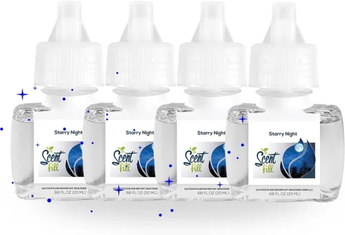Vista 16 de Scent Fill Ambientador enchufable de sidra de manzana, 4 recambios de aceite perfumado