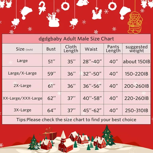 Vista 3 de Traje de Papá Noel de Navidad para hombres y mujeres disfraz de Papá Noel 10 piezas Blanco