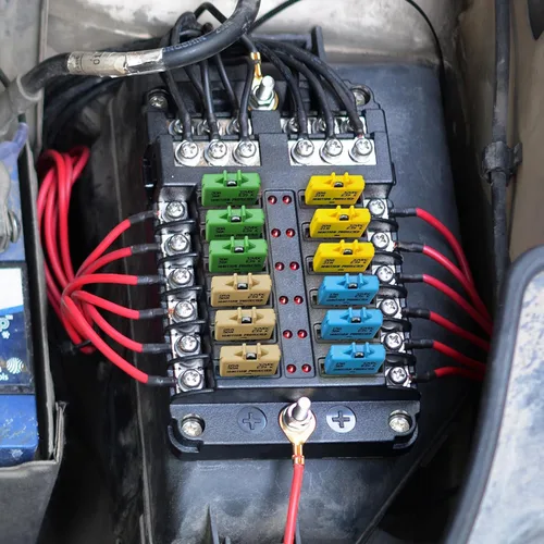 Vista 5 de Disyuntor de fusibles de reinicio manual de 12 V, 24 V, 3 A, ATO/ATC de perfil bajo – UL – Disyuntores reiniciables tipo 3 amperios, kit de fusibles